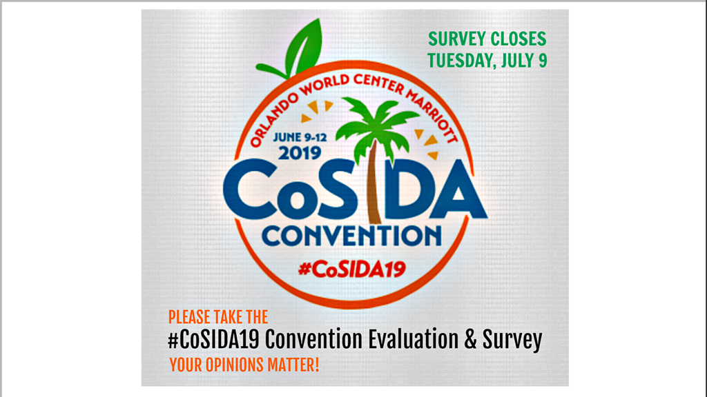 FINAL DAYS! Please Participate In Our #CoSIDA19 Convention Survey & Evaluation
